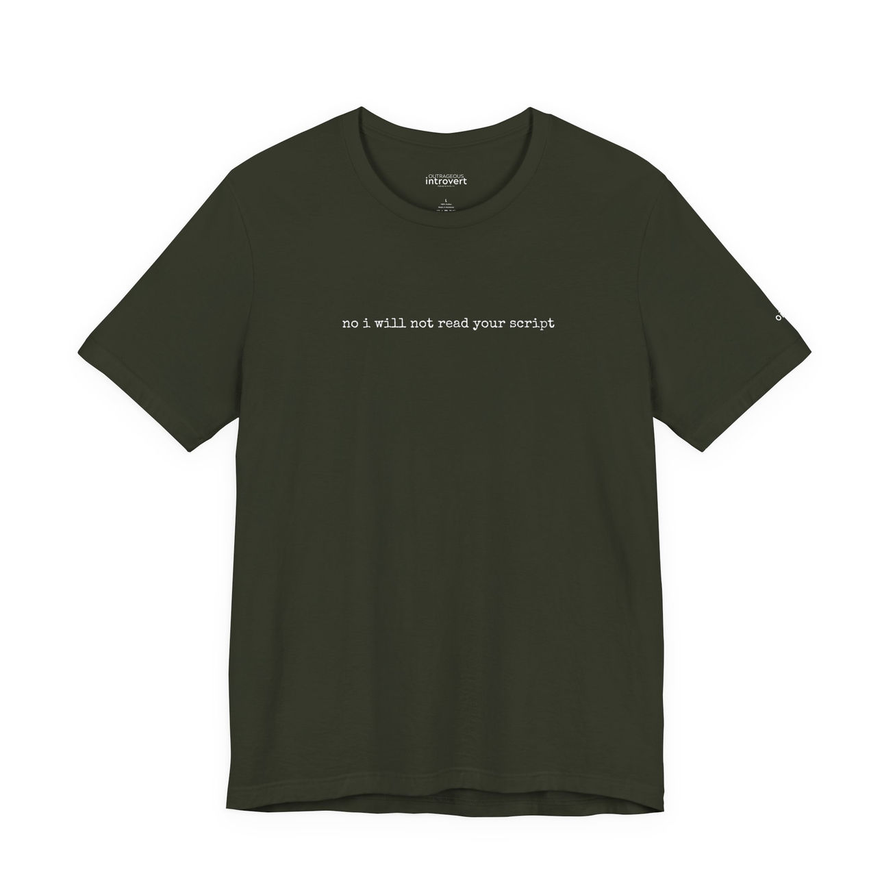 No, I Will Not Read Your Script Tee