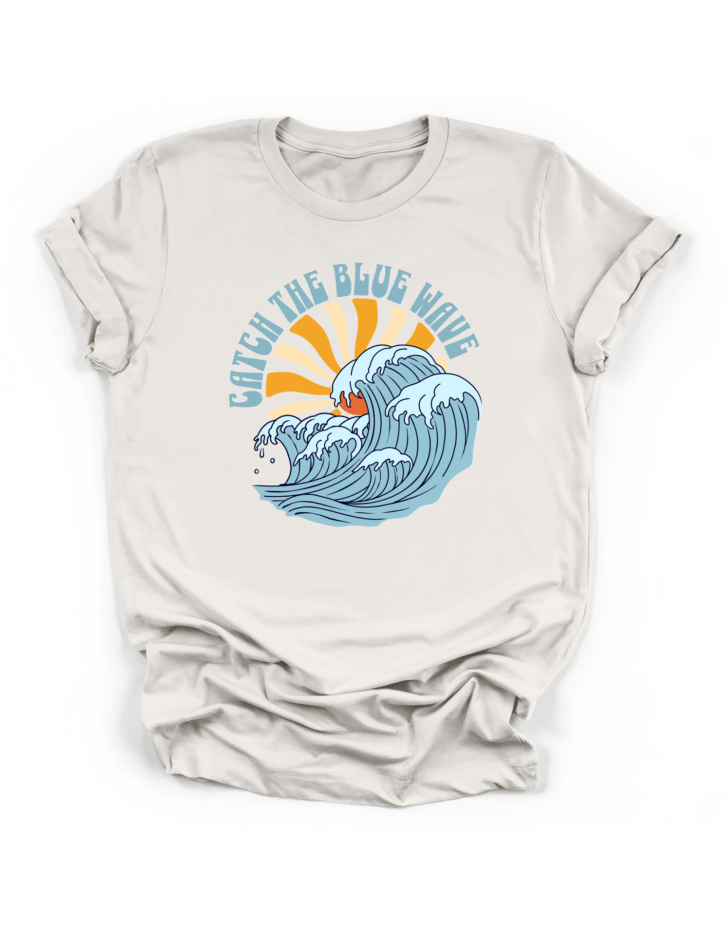 Vintage Blue Wave Tee