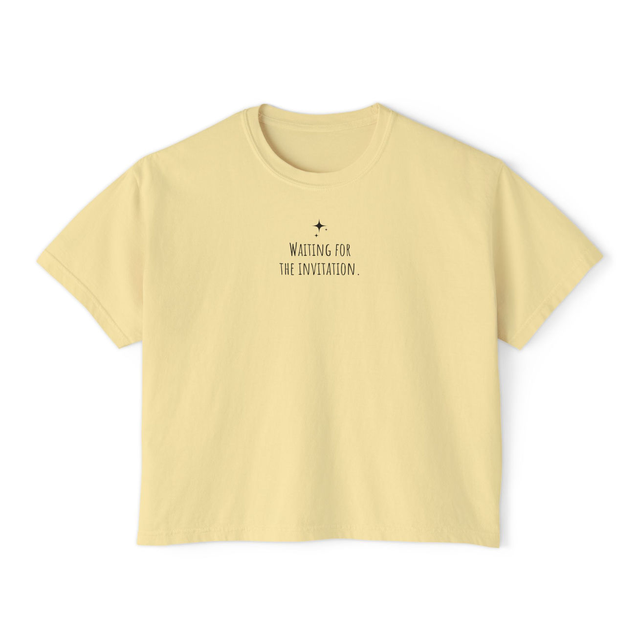 Waiting for the Invitation Boxy T-Shirt