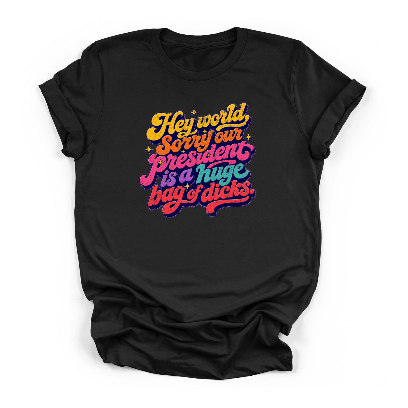 Huge Bag of Dicks Technicolor Protest Tee