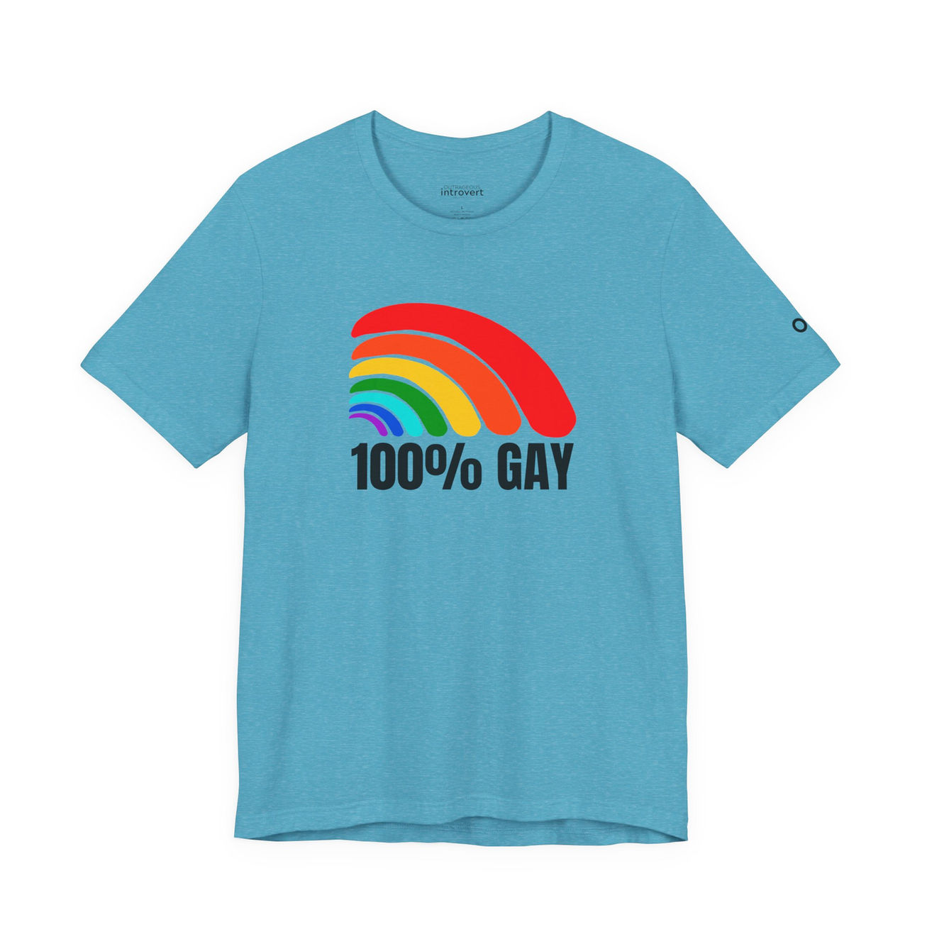 100% Gay Pride Tee