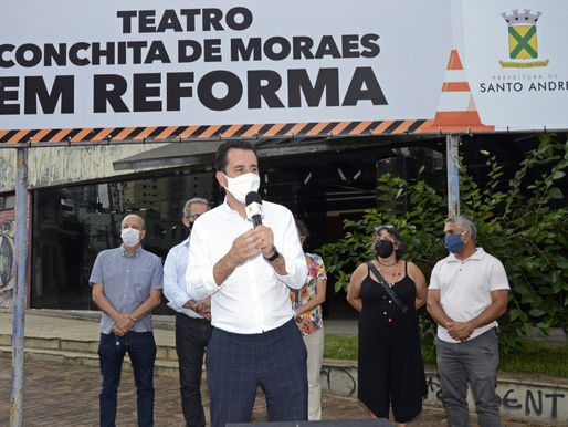Santo André inicia obras de revitalização do Teatro Conchita de Moraes