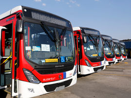 Diadema avança na renovação da frota e entrega 14 novos ônibus