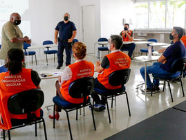 GCM de São Caetano ministra capacitação para agentes de organização escolar do Colégio USCS