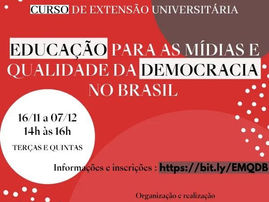 Curso aborda impactos das fake news e qualidade da democracia no Brasil