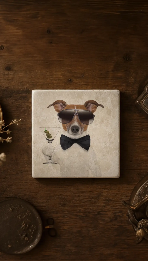 Miniatyrbild: Hund Med En Dry Martini