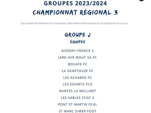 🟡⚫️RÉGIONAL 3🟡⚫️