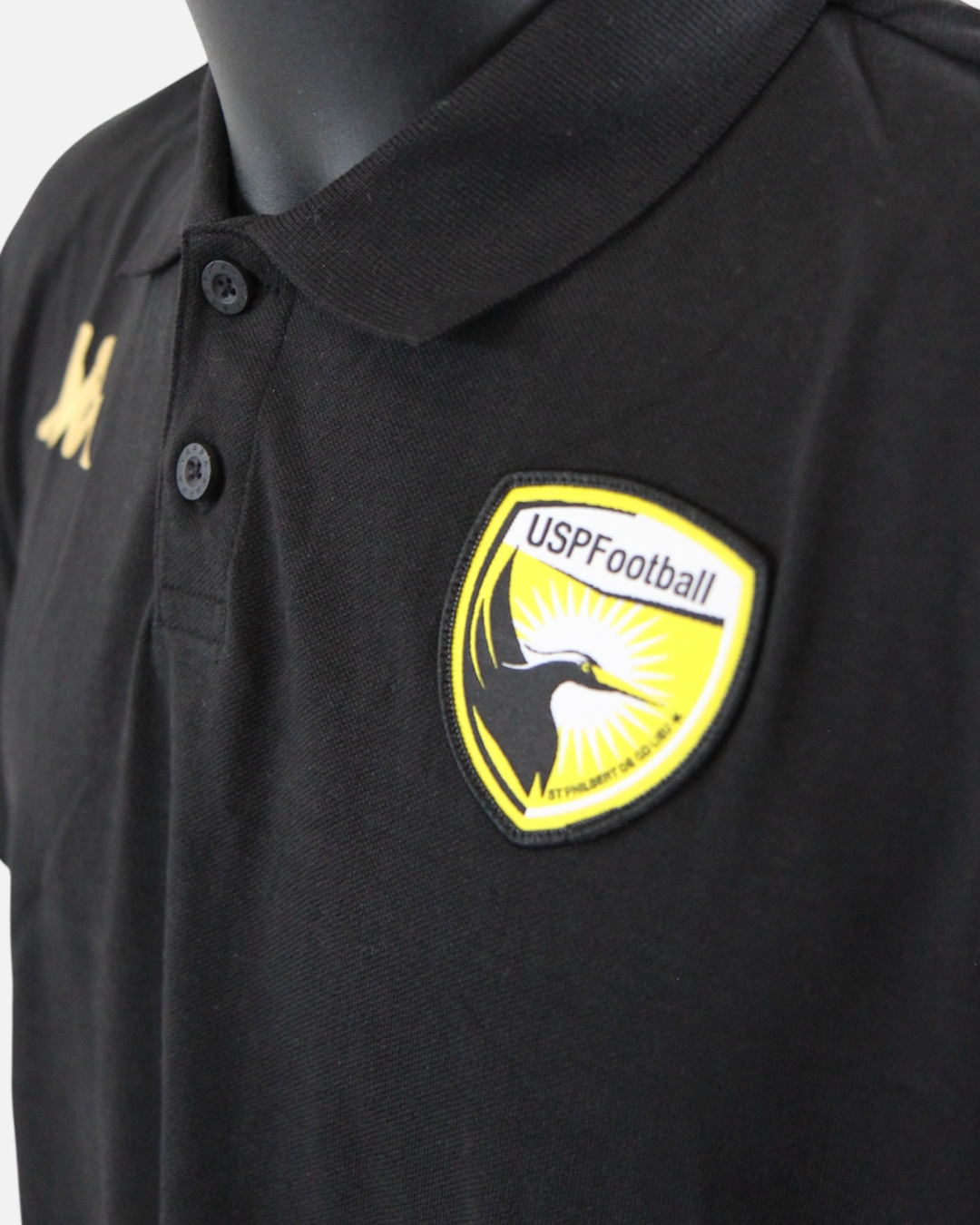 Polo Gastio Noir Adulte USPF