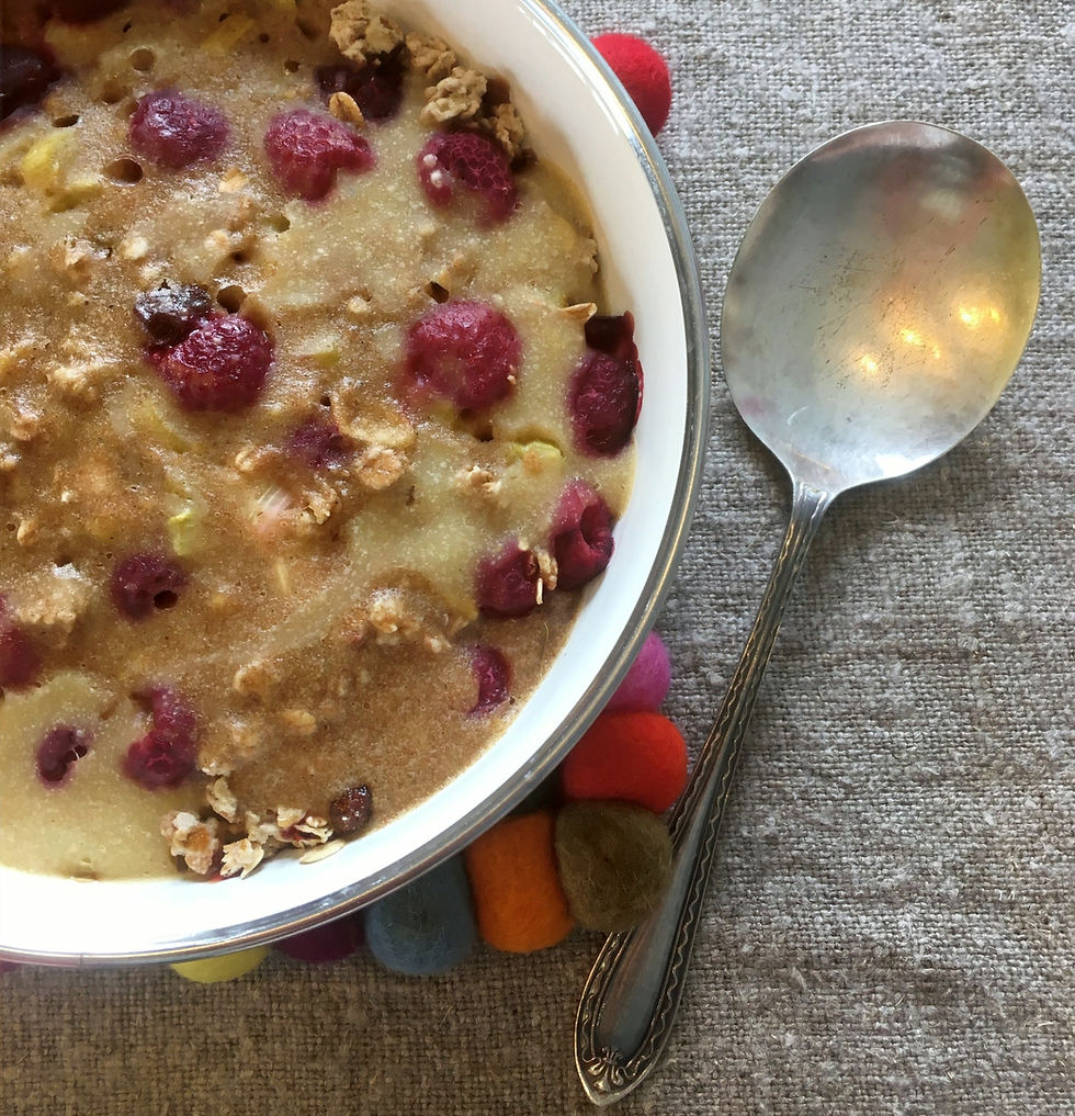 Trendkompost: Rhabarber Clafoutis