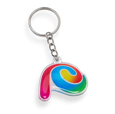 Fabricante de Chaveiro em Acrílico com Adesivo Resinado Personalizados para Brindes Recortado Logo Empresa