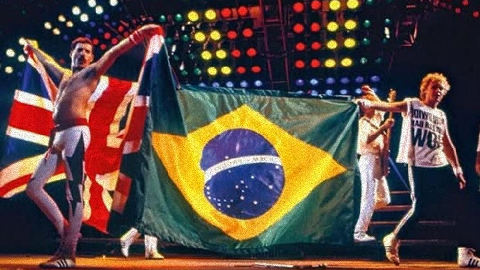 Com um show icônico, Queen deixou sua marca no primeiro Rock in Rio, em 1985 (Foto: @freddie_m.e.r.c.u.r.y no Instagram)