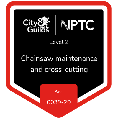 NPTC Chainsaw Certificate 0039-20