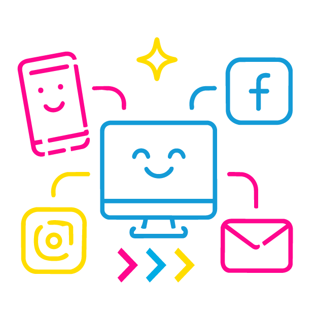 Marketing support across website, email, advertising and social media