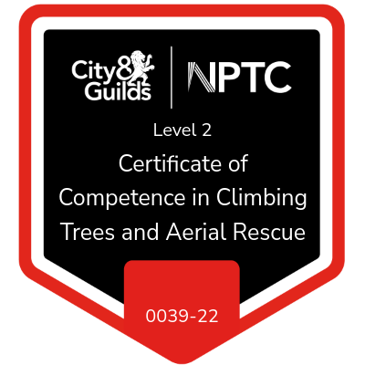 Tree climbing and aerial rescue certificate 0039-22