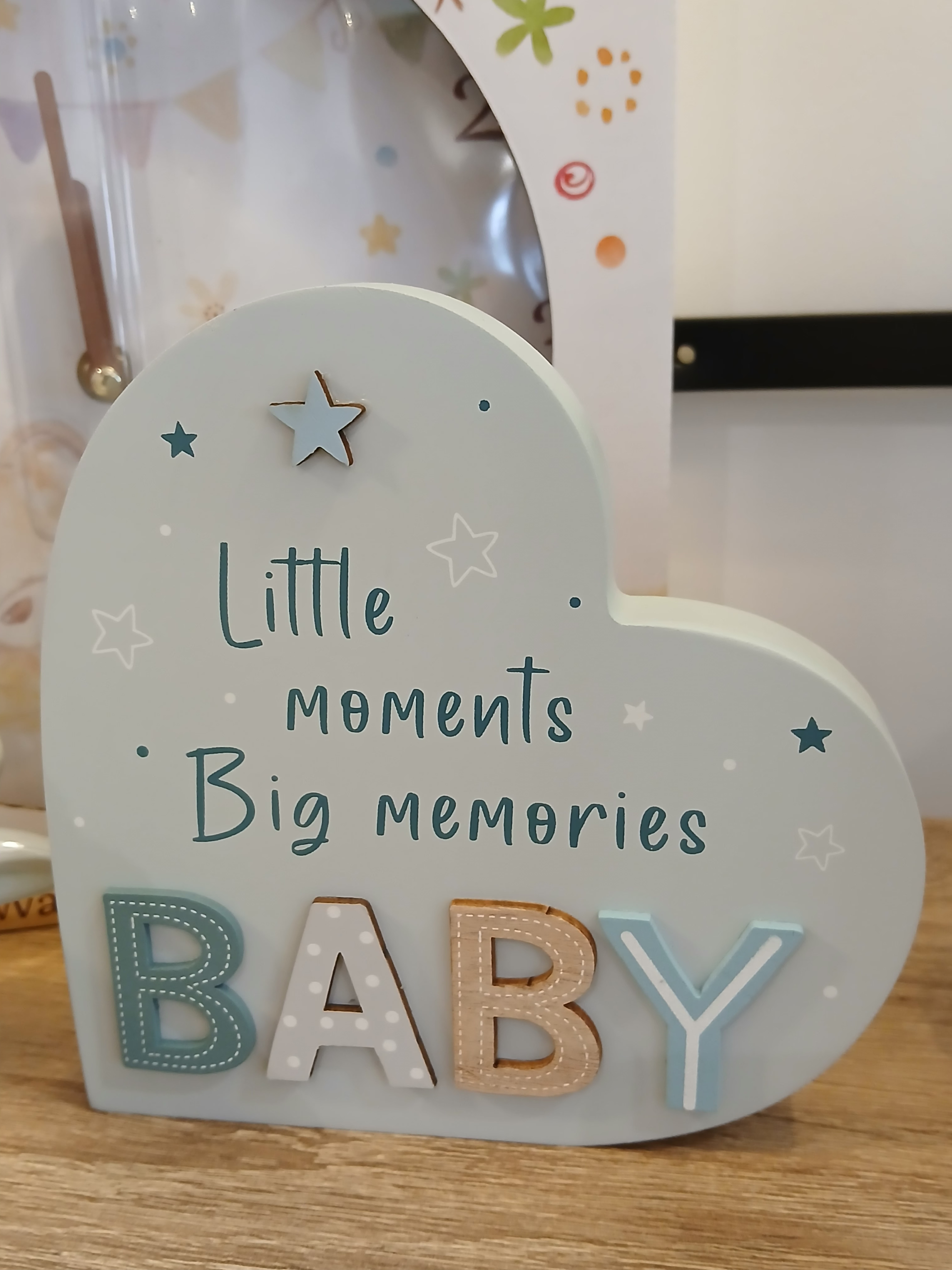 Baby heart plaque 