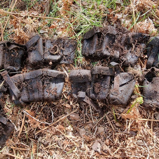 five pairs of ammo pouches