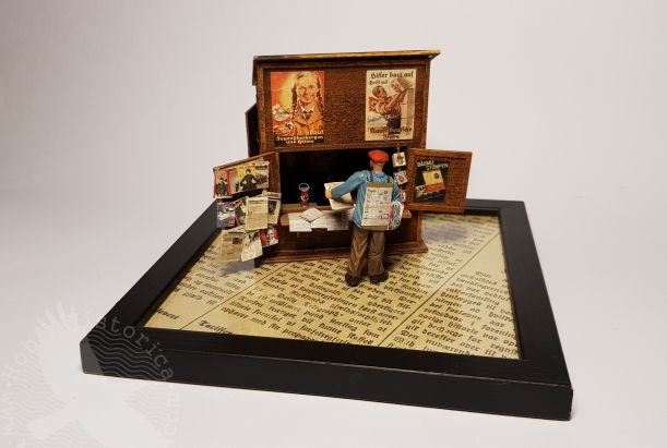Newspaper Kiosk 1/35