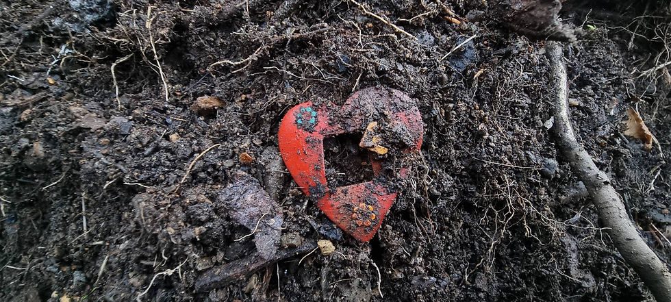small plastic heart