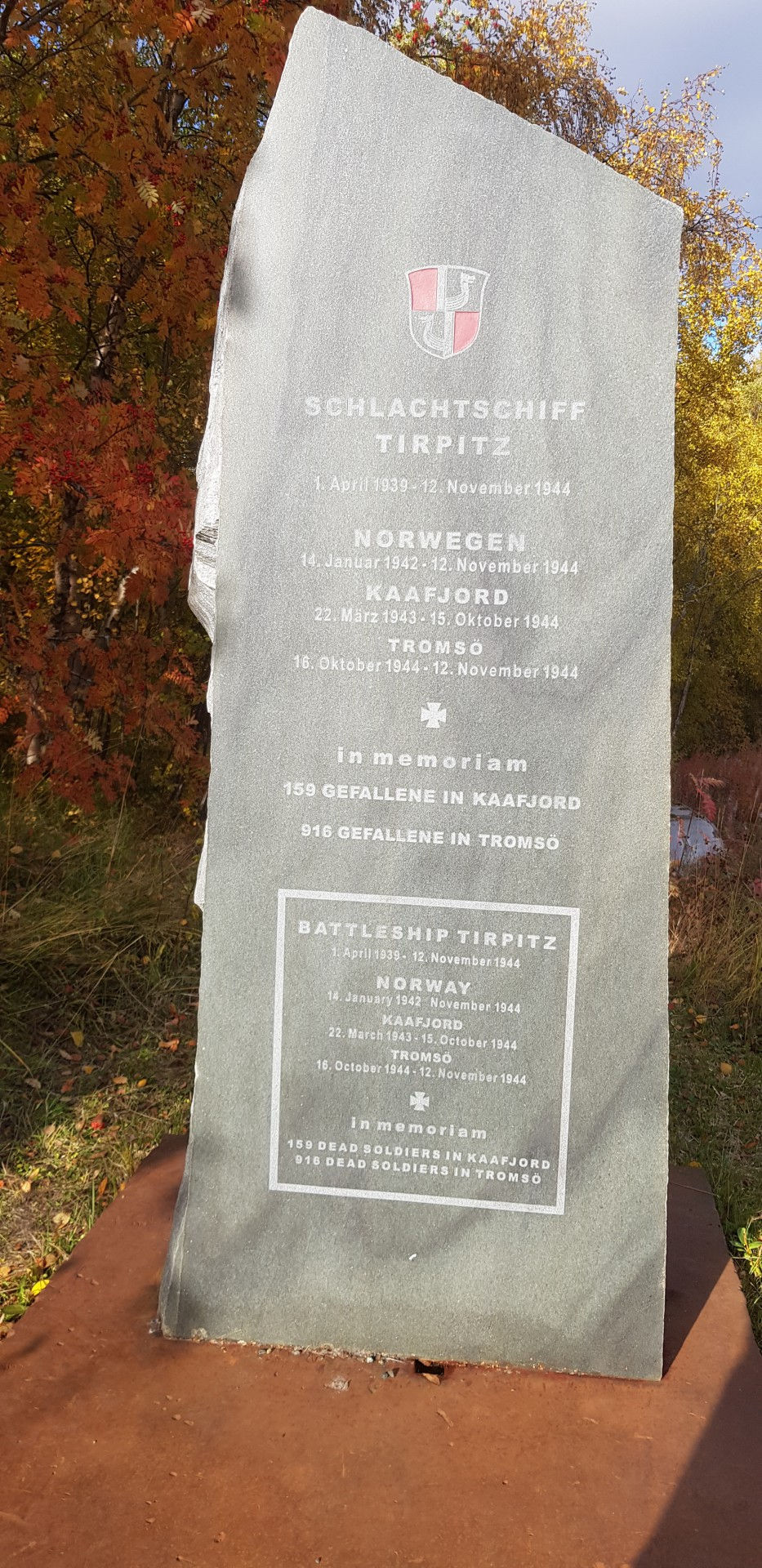 tirpitz monument