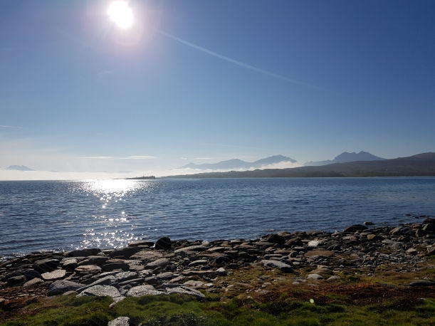 view over fjord