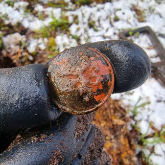 An old Norwegian Army button.