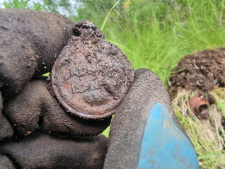 Finnish Winter War medal found in german trash pit