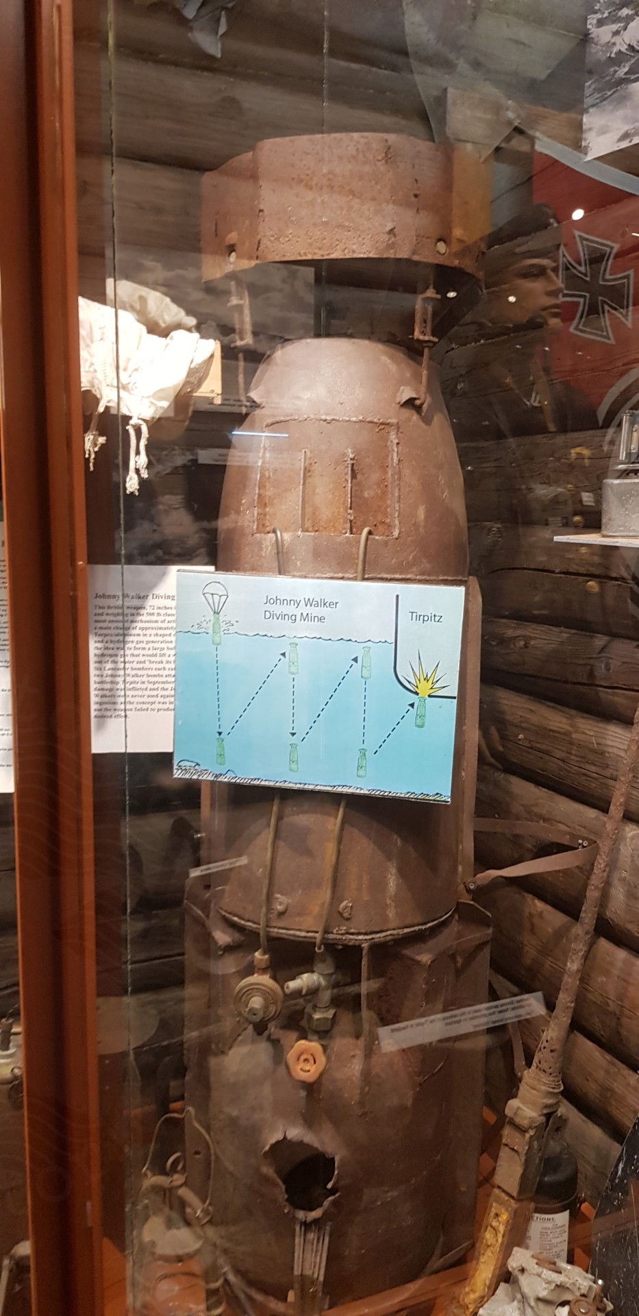 diving mine