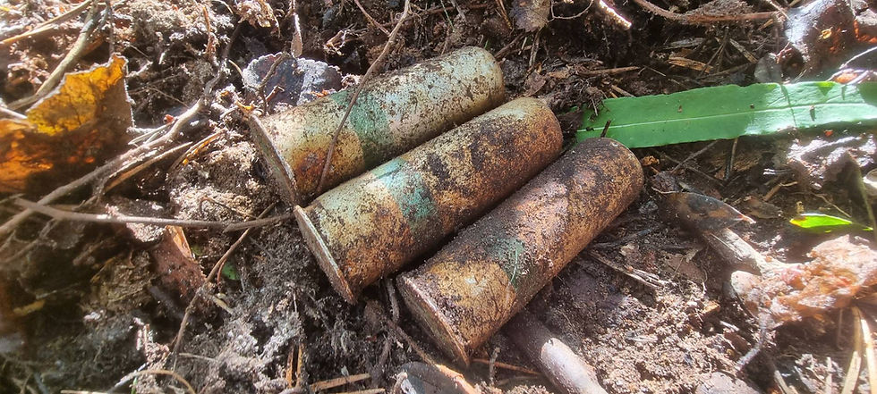 three green signal flares