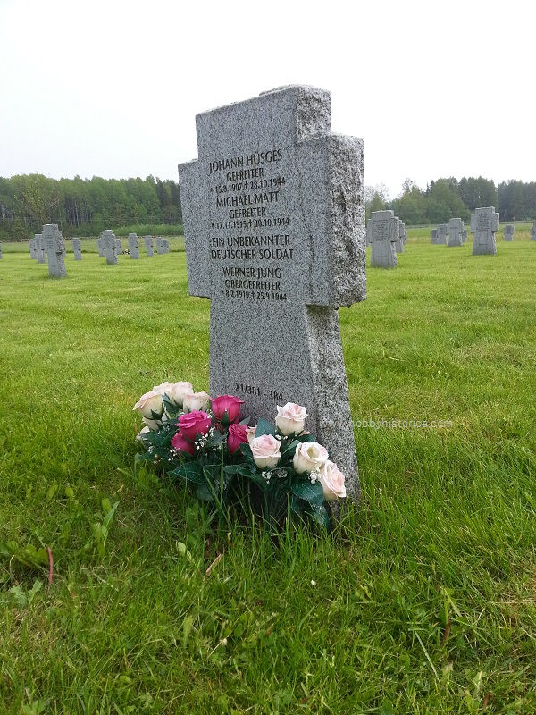German war cemetery in saldus