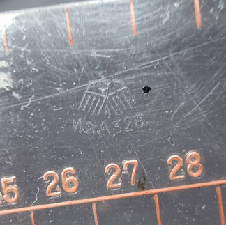 Stamped with a nice pre-war WaA stamp. WaA328