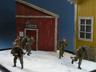 A 1/35 scale diorama of Operation Claymore