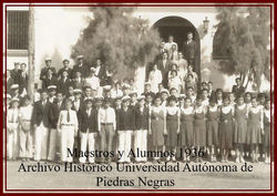 Maestros y Alumnos 1936