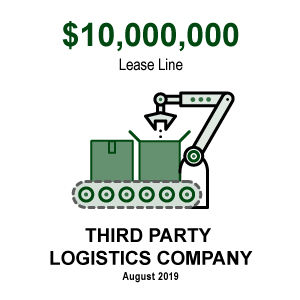 $10MM to Third Party Logistics Company