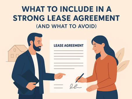 What to Include in a Strong Lease Agreement (and What to Avoid)