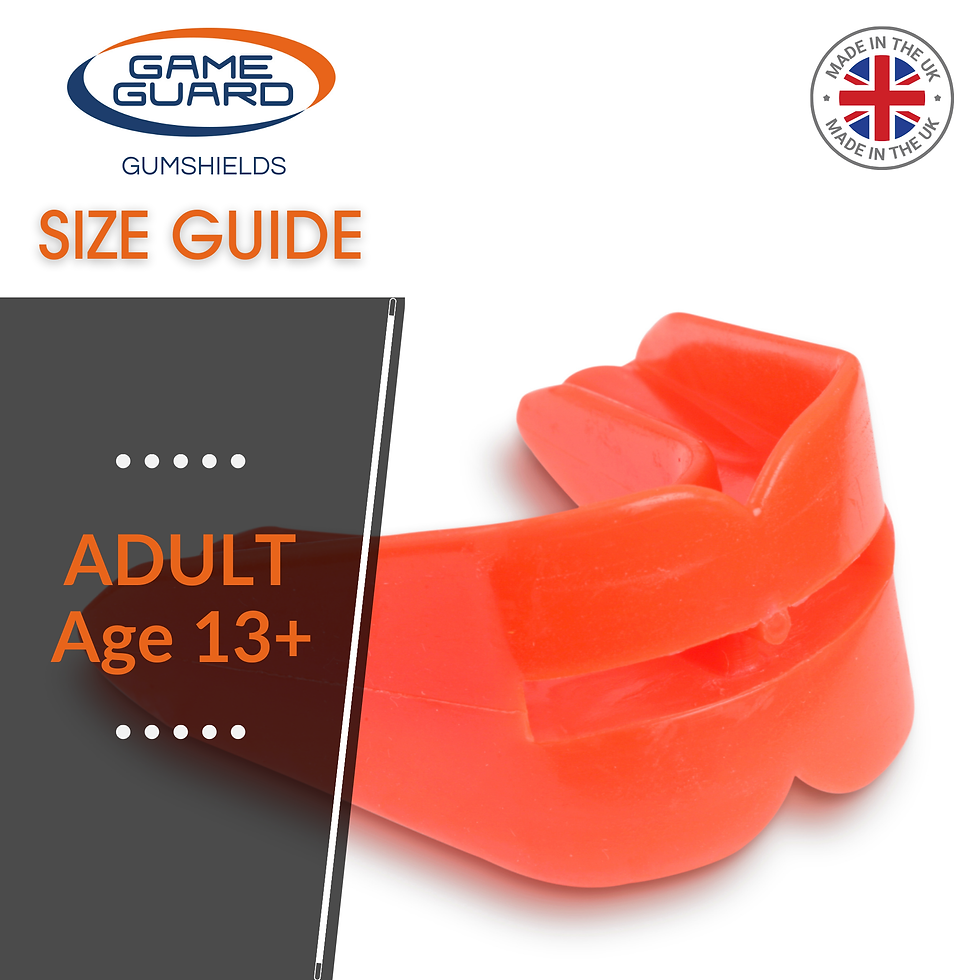 Thumbnail: Double Gumshield for Top & Bottom Teeth - Senior - Red