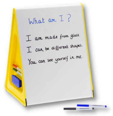 A3 Wedge Whiteboard Yellow
