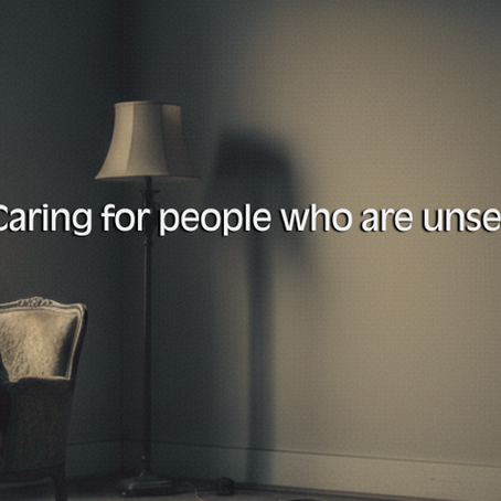 Unseen isolated seniors need care.