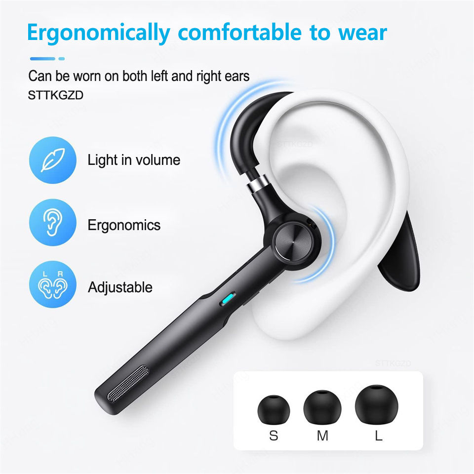 Thumbnail: Wireless Headphones Bluetooth Headset With Microphone Earphones  Handsfree Noise