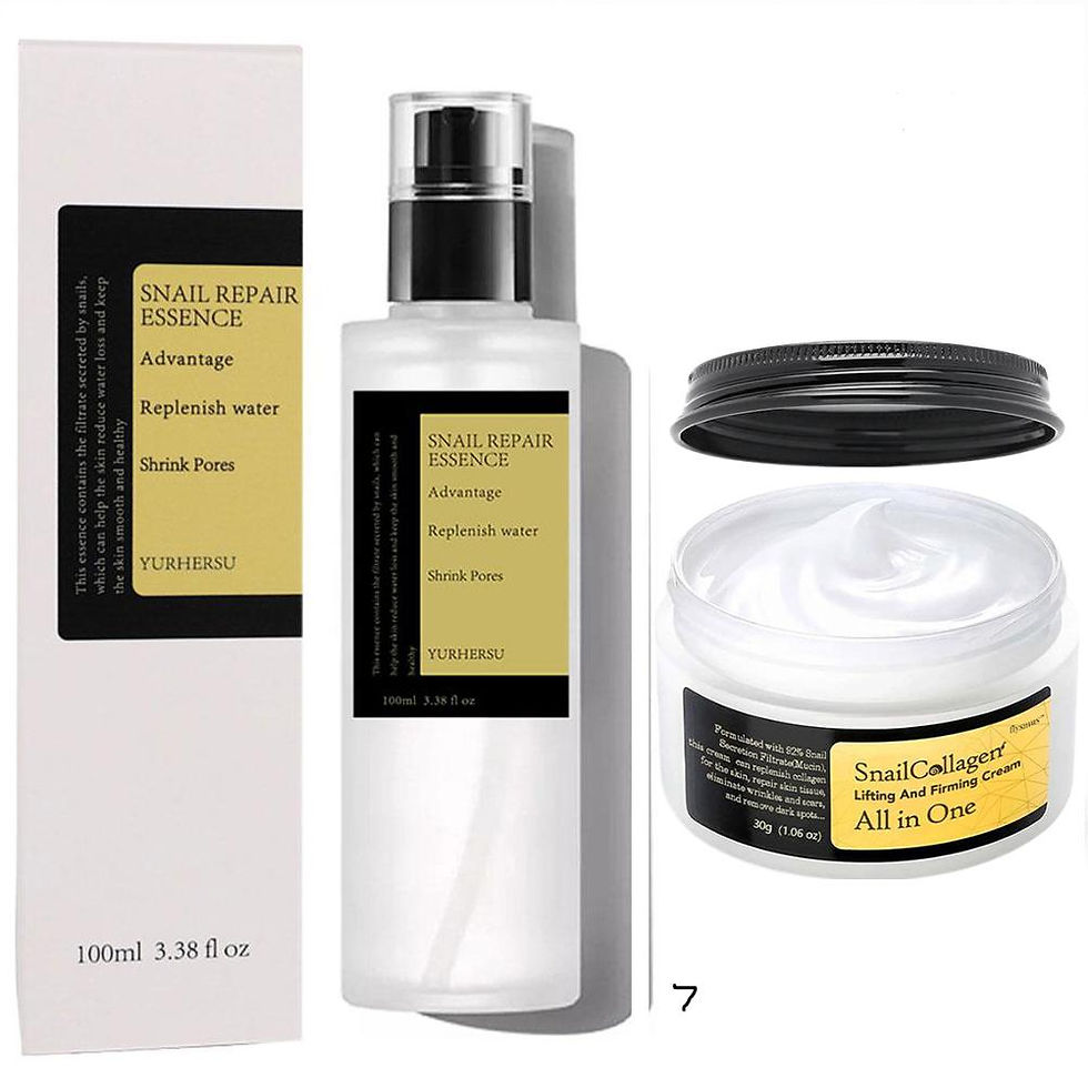 Thumbnail: 1 set/1pcs Snail Collagen Face Cream/Repair Essence Moisturizing Lifting Smoothi