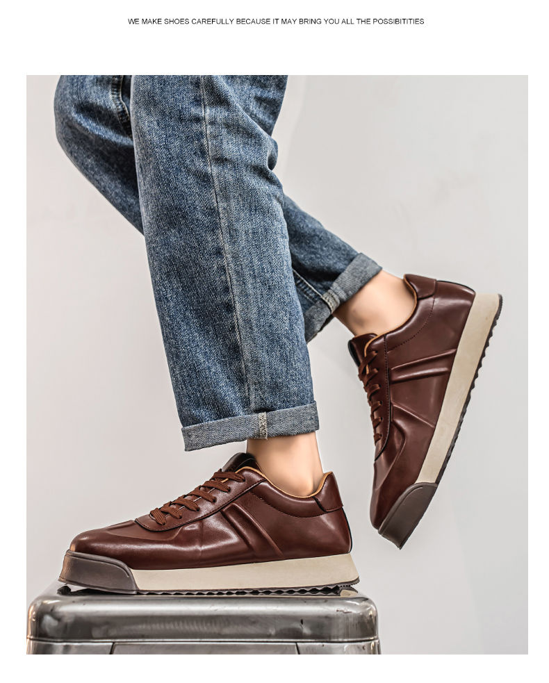 Thumbnail: 2025 Men's Running Shoes Outdoor Sport Jogging Sneakers New Vulcanized Shoes Fla