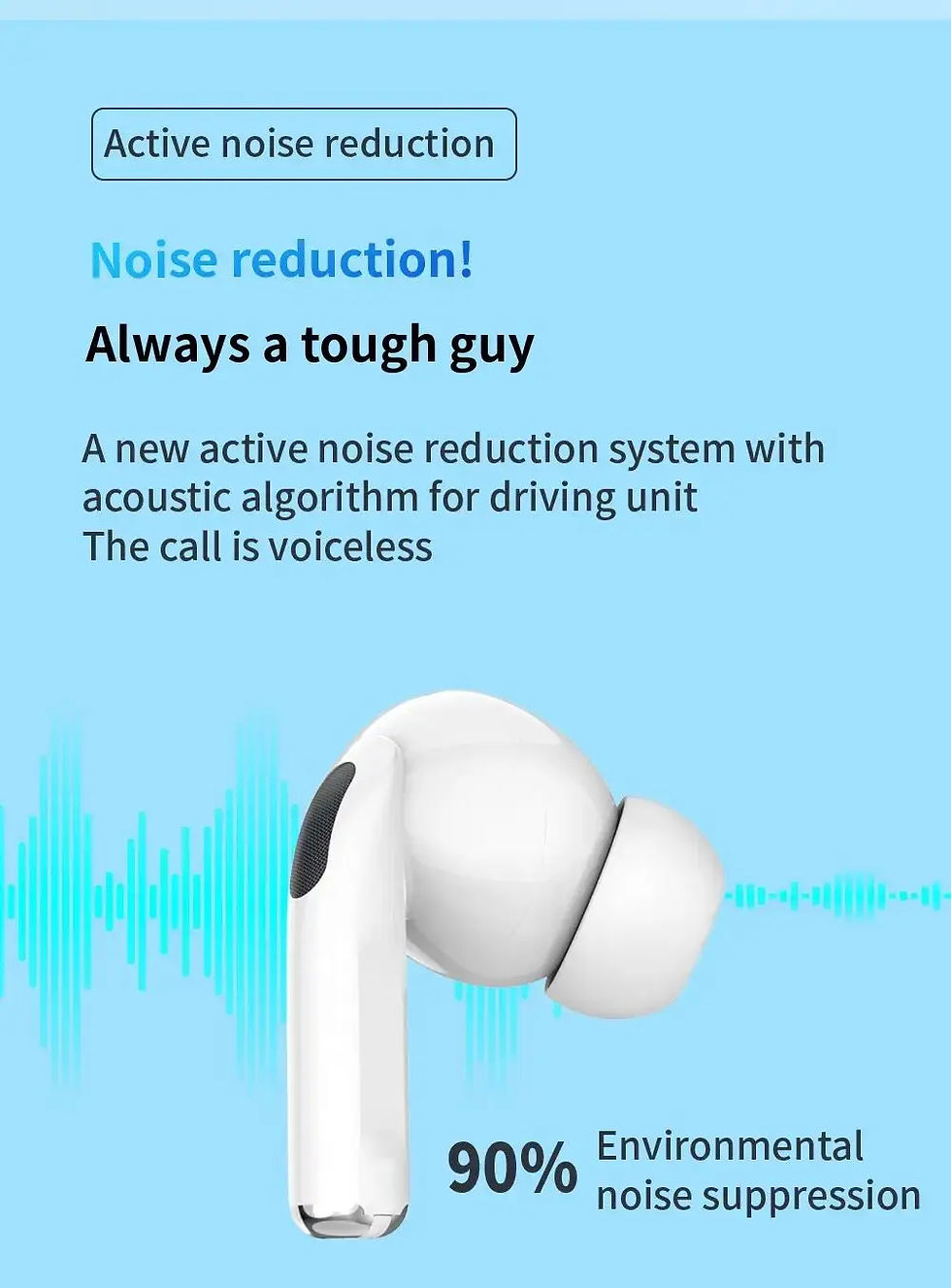 Thumbnail: Wireless Bluetooth Earphones Pro 5 TWS Max Sport Earbuds  In Ear Noise Cancellin