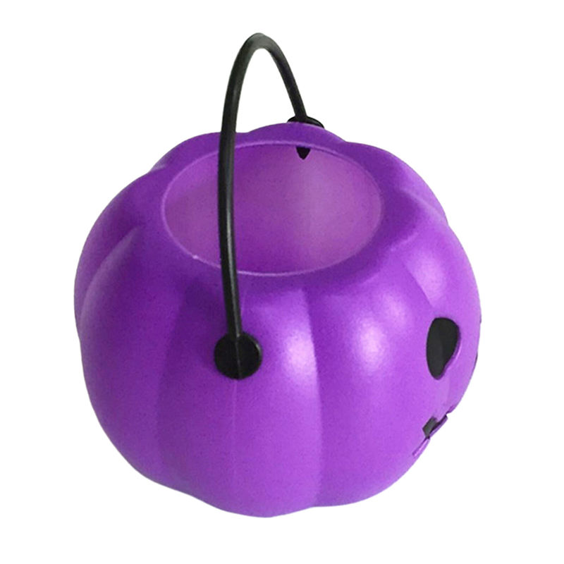 Thumbnail: Halloween Candy Bucket White Green Purple Ghost Pumpkin Basket Kids Favor Candy 