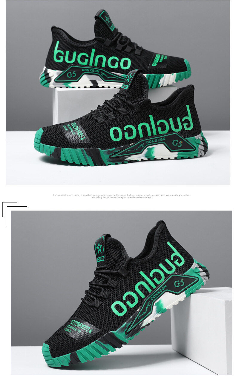 Thumbnail: New 2025 Men Running Shoes Breathable Outdoor Sports Shoes Lightweight Sneakers 