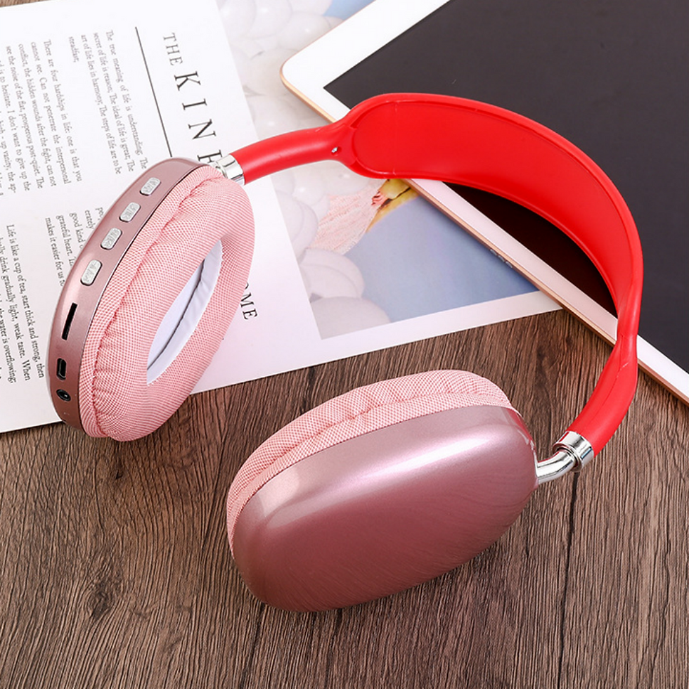 Thumbnail: Headphone Wireless Bluetooth Headset Smart Noise Reduction Headsets Hifi Stereo 