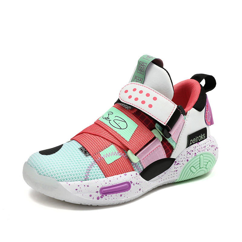 Thumbnail: 2025 New Children's Basketball Shoes  Girls Non-slip Kids Sport Shoes Li