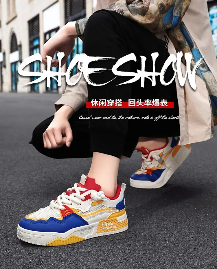 Thumbnail: 2025 new large-sized shoes, all-season fashion and versatile, soft-soled