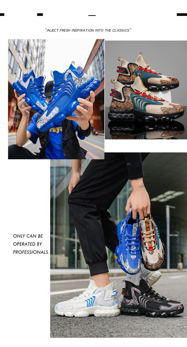 Thumbnail: 2025 sports shoes breathable sports new high-quality running fashion men's casua
