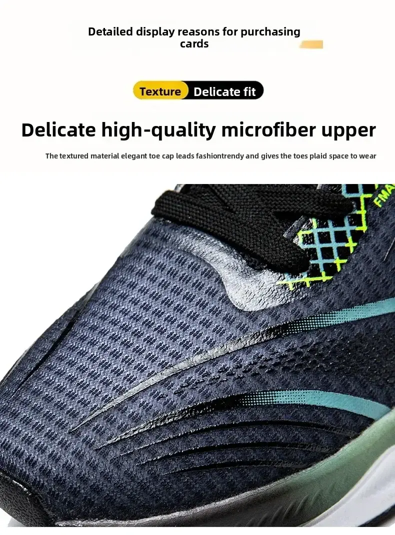 Thumbnail: 2025 Summer Autumn Running Shoes for Men Lightweight Design Quickly-dry Marathon