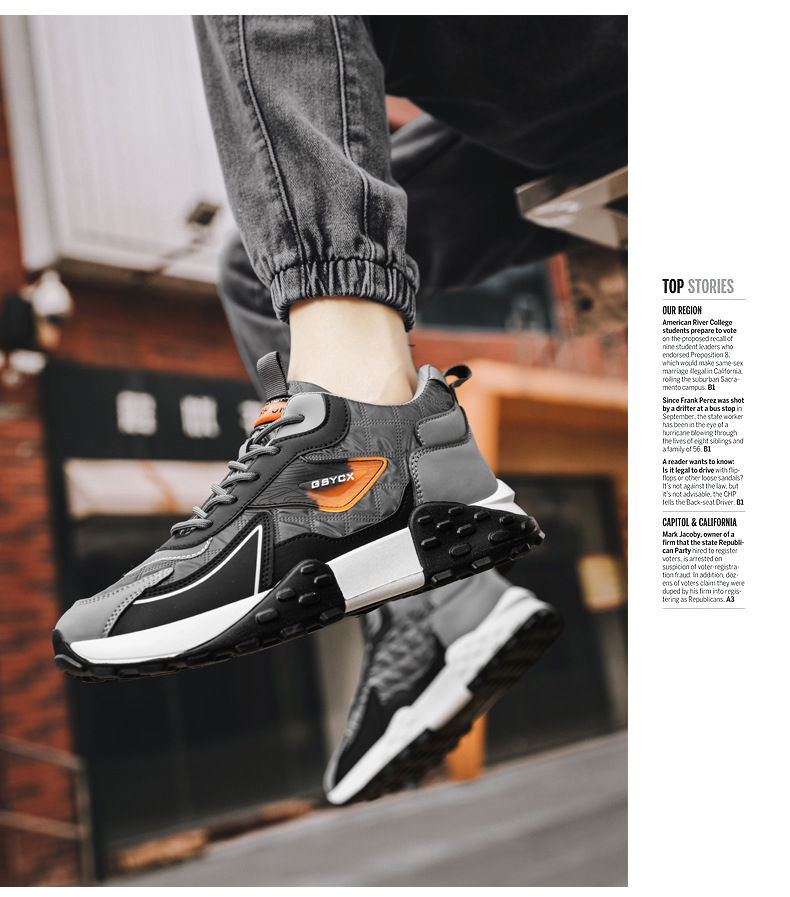 Thumbnail: 2025 New Sneakers Shoes Luxury Platform Male Sneakers High Quality Casua
