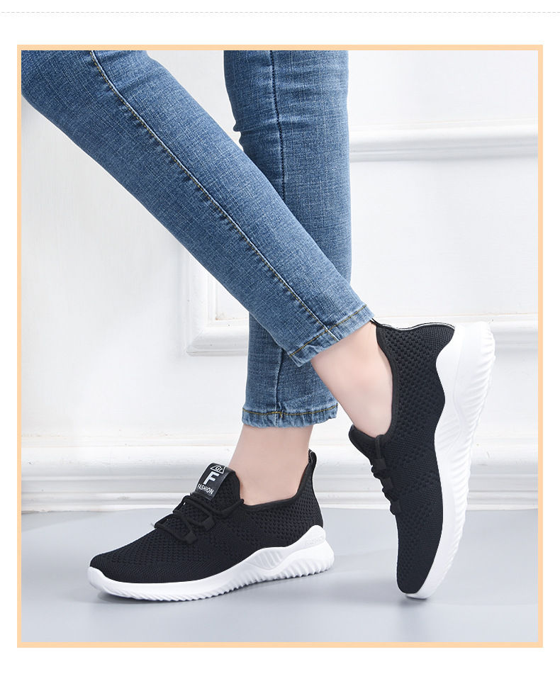 Thumbnail: 2025 Sport Running Shoes Women Mesh Breathable Walking Women Sneakers Comfortabl